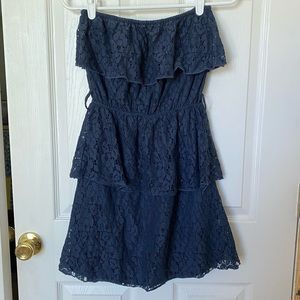 Rue 21 tiered lace strapless mini dress